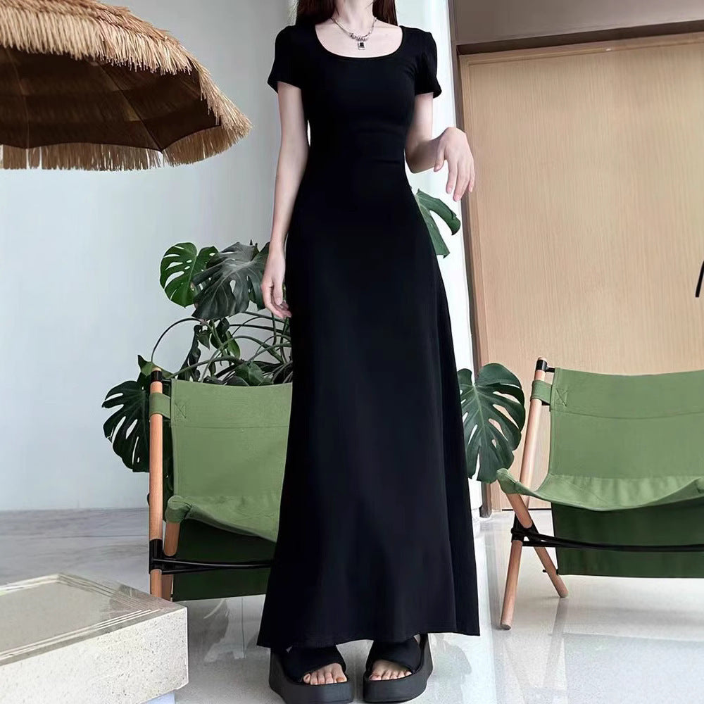 Women's High-grade Temperament Waist-controlled Long Dress