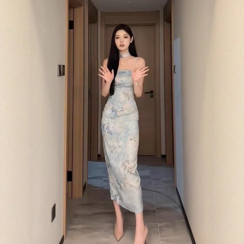 Women's Pure Jacquard Design Fashion Slim Dress