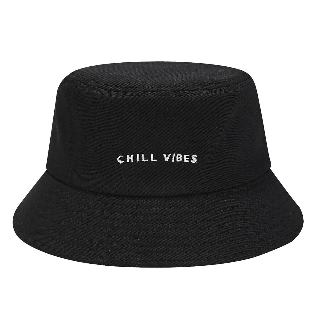 European And American Fashion Small Letter Embroidered Fisherman Hat