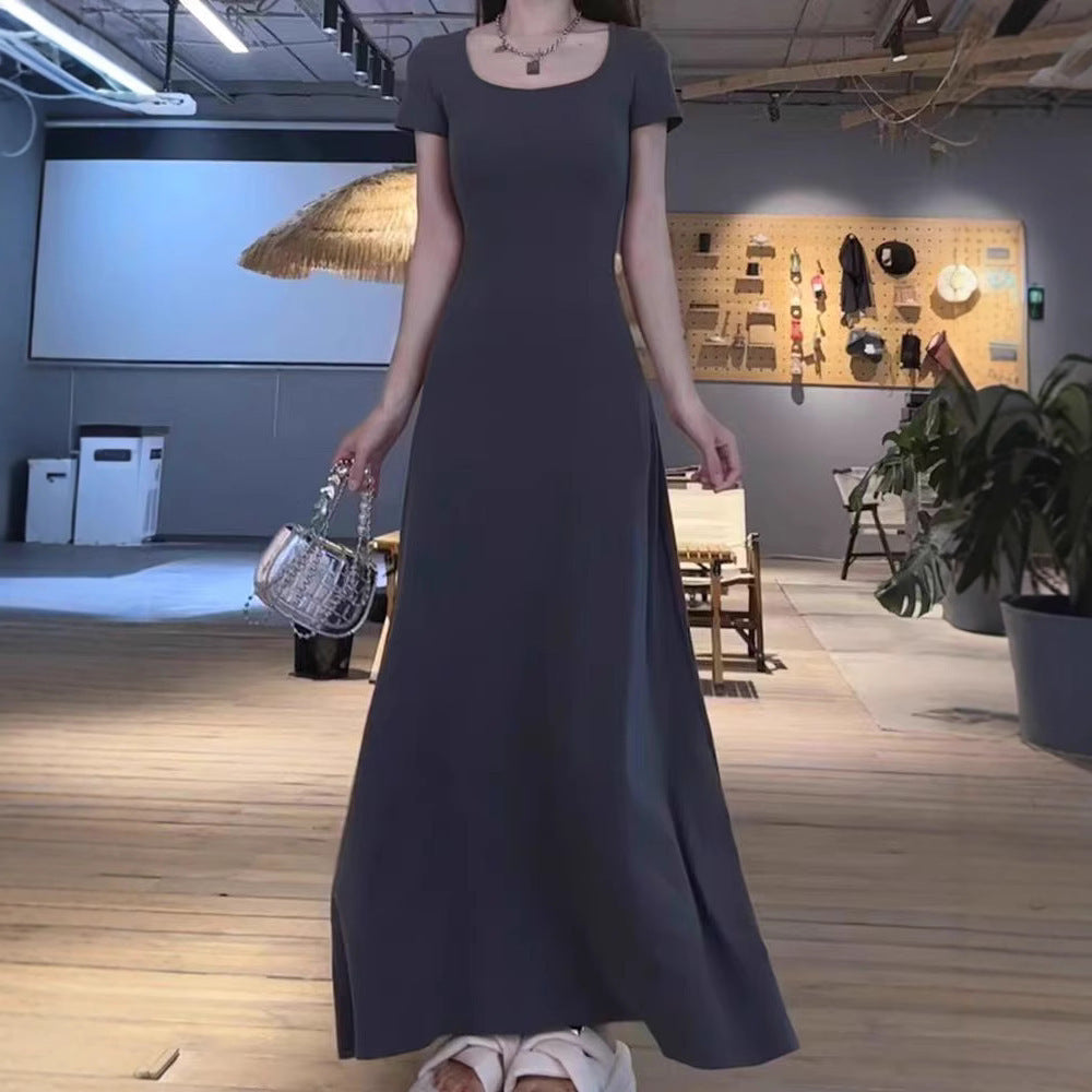 Women's High-grade Temperament Waist-controlled Long Dress