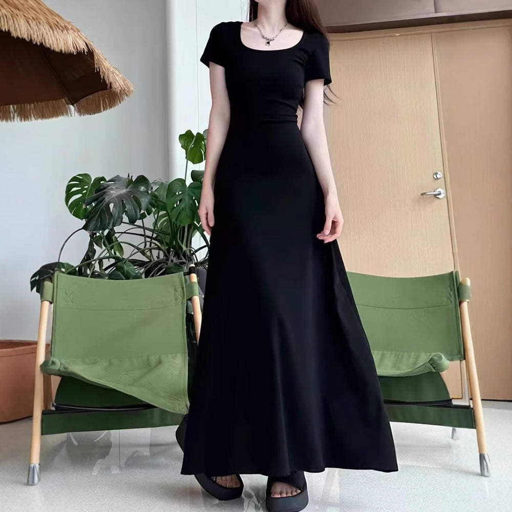 Women's High-grade Temperament Waist-controlled Long Dress